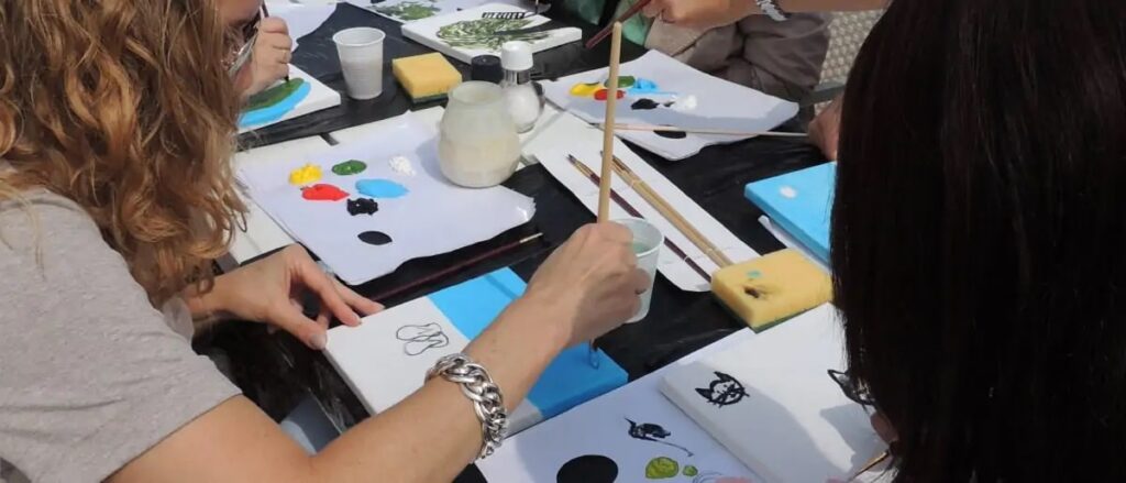 workshop schilderen tijdens je bedrijfsuitje